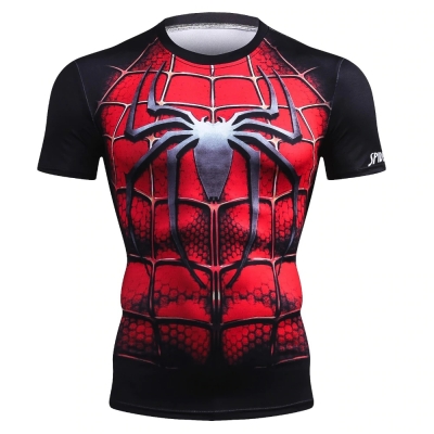 Termoaktywny Spider Man silver-red
