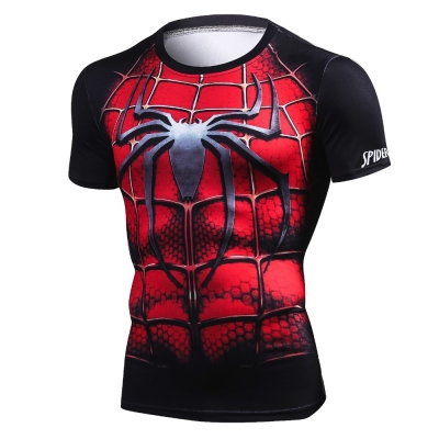 Termoaktywny Spider Man silver-red